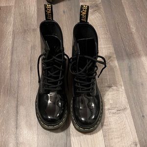 Women’s Doc Martens 1460 8-Eye Patent Boot (Black)